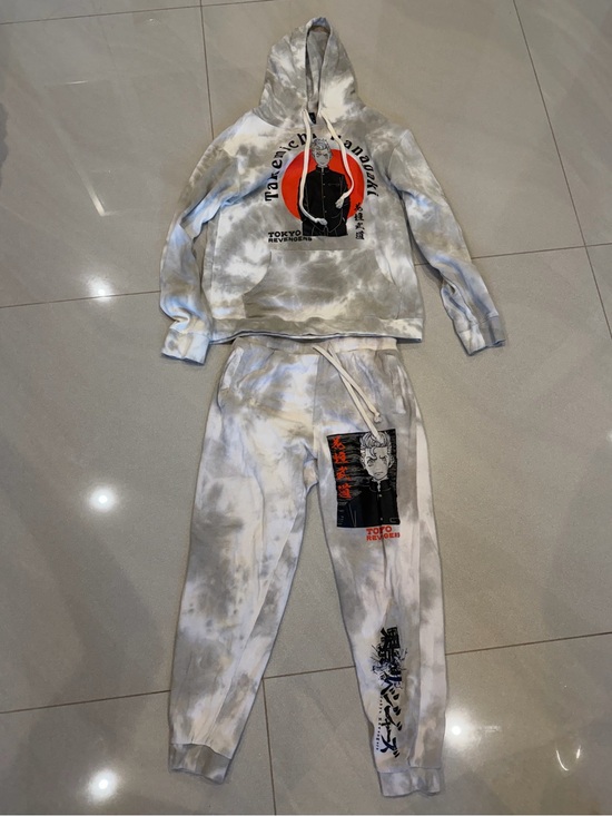 Tokyo Revengers Other - Tokyo Revengers Takemichi Hanagaki Tie Dye Hoodie Jogger Set